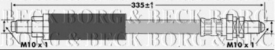 BORG & BECK bbh6655 -  Тормозной шланг